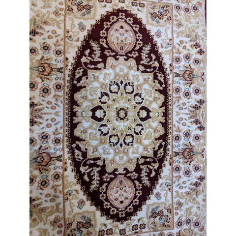 100 x 85 cm Ziegler Power loom Antique Beige Small Rug - Rugmaster
