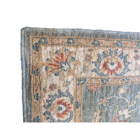 100 x 85 cm Ziegler power loom Green Small Rug - Rugoutlet