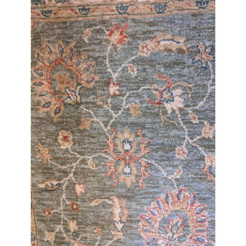 100 x 85 cm Ziegler power loom Green Small Rug - Rugoutlet
