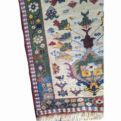 103 x 60 cm Persian Yalameh Tribal Beige Small Rug - Rugmaster