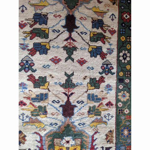 103 x 60 cm Persian Yalameh Tribal Beige Small Rug - Rugoutlet