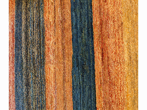 106 x 126 cm Persian Gabbeh Tribal Multi coloured Small Rug - Rugoutlet