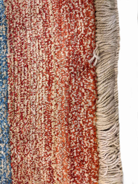 106 x 126 cm Persian Gabbeh Tribal Multi coloured Small Rug - Rugoutlet