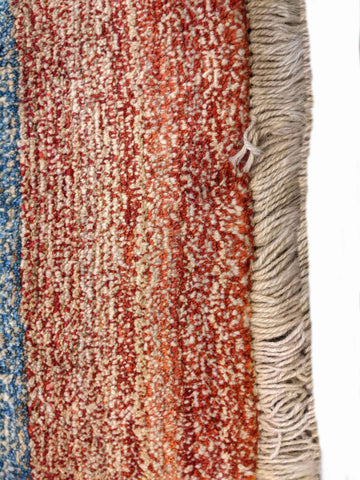 106 x 126 cm Persian Gabbeh Tribal Multi coloured Small Rug - Rugoutlet
