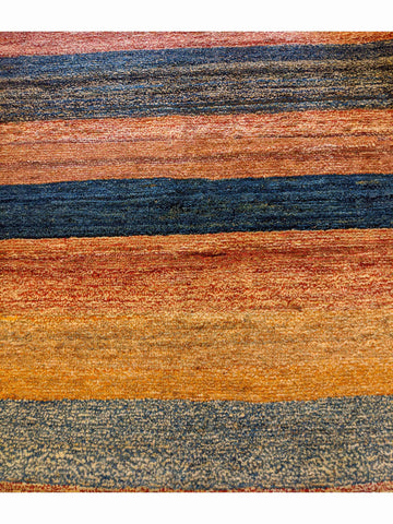 106 x 126 cm Persian Gabbeh Tribal Multi coloured Small Rug - Rugoutlet