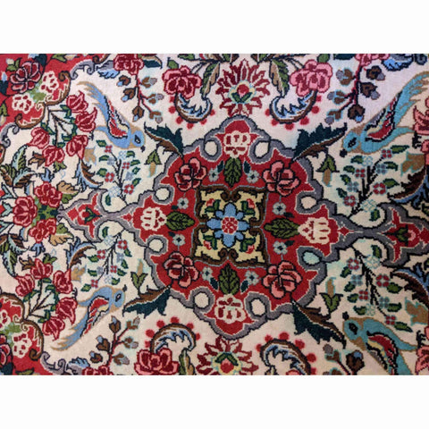 108 x 75 cm Fine Saroq Traditional Red Rug - Rugmaster