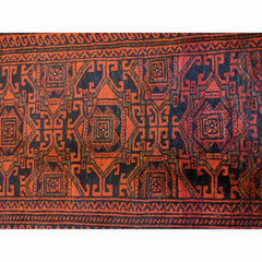 115 x 60 cm Persian Baluch Tribal Red Rug - Rugmaster