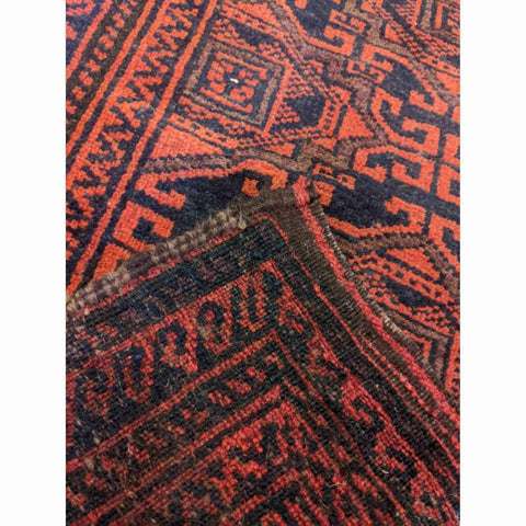115 x 60 cm Persian Baluch Tribal Red Rug - Rugmaster