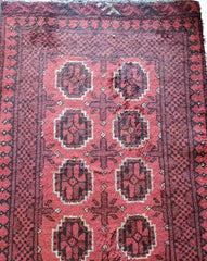 115 x 75 cm Afghan Red Tribal Red Rug - Rugoutlet