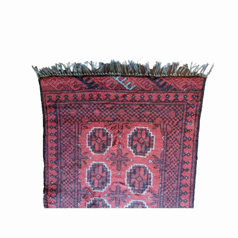 115 x 75 cm Afghan Red Tribal Red Rug - Rugoutlet