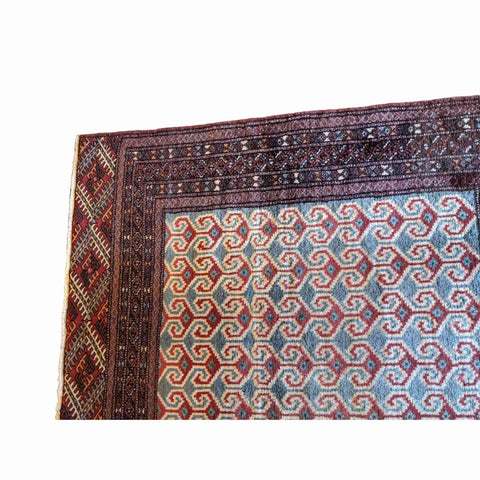 119 x 92 cm Bukhara Tribal Beige Small Rug - Rugoutlet