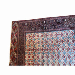 119 x 92 cm Bukhara Tribal Beige Small Rug - Rugmaster