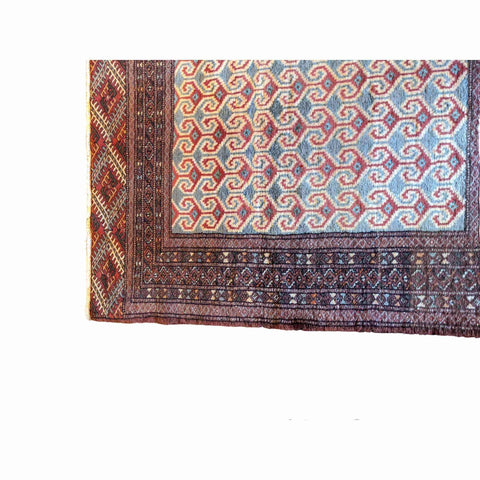 119 x 92 cm Bukhara Tribal Beige Small Rug - Rugoutlet