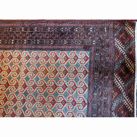 119 x 92 cm Bukhara Tribal Beige Small Rug - Rugoutlet