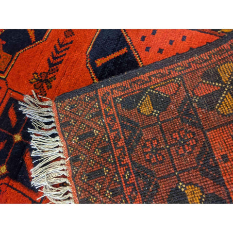 120 x 80 cm mohammadi Khan Traditional Red Small Rug - Rugmaster
