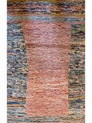 120 x 90 cm Persian Gabbeh Tribal Pink Rug - Rugoutlet