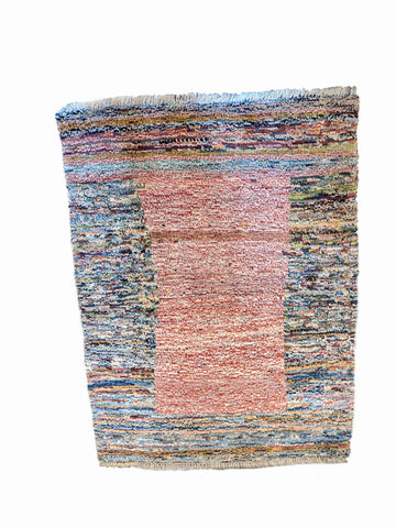 120 x 90 cm Persian Gabbeh Tribal Pink Rug - Rugoutlet