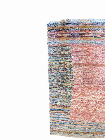 120 x 90 cm Persian Gabbeh Tribal Pink Rug - Rugoutlet