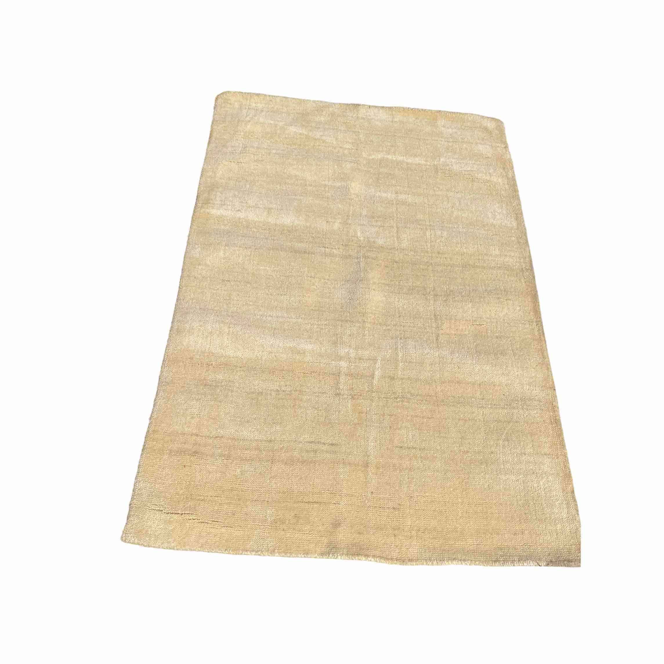 122 x 128 cm Tufted Beige Rug - Rugoutlet