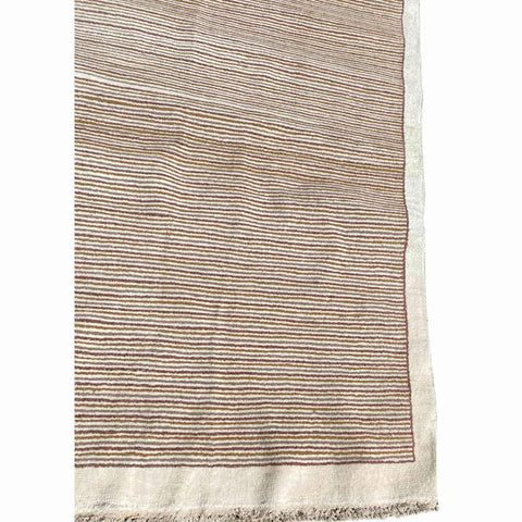 124 x 234 cm Modern Hand-knotted Modern Brown Small Rug - Rugmaster