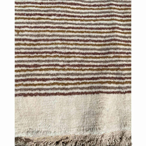 124 x 234 cm Modern Hand-knotted Modern Brown Small Rug - Rugmaster