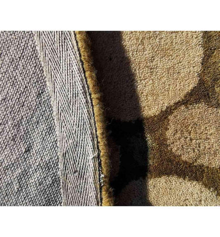 125D modern handtufted Round Olive Rug - Rugoutlet