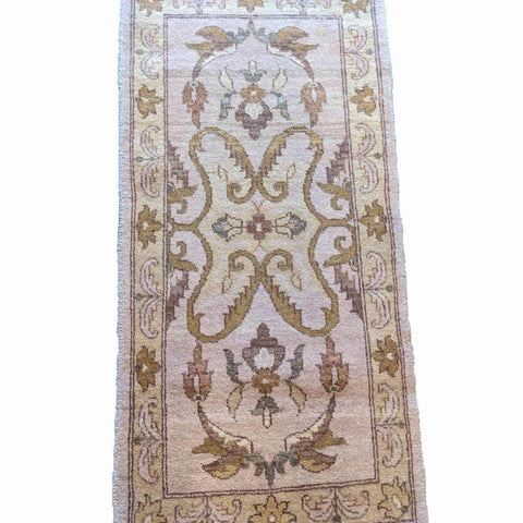 130 x 63 cm Ziegler Antique Yellow Rug - Rugmaster