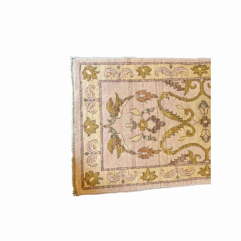 130 x 63 cm Ziegler Antique Yellow Rug - Rugmaster