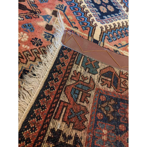 130 x 80 cm Persian Yalameh Tribal Orange Rug - Rugoutlet