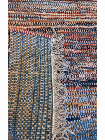 133 x 82 cm Persian Gabbeh Tribal White Rug - Rugoutlet
