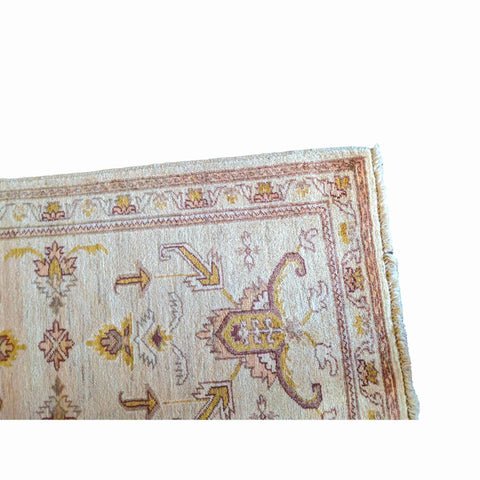 134 x 69 cm Antique Ziegler Antique Brown Small Rug - Rugmaster