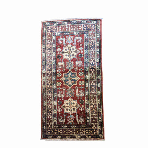 134 x 69 cm Ziegler Antique Red Small Rug - Rugmaster