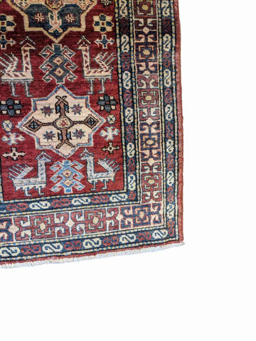 134 x 69 cm Ziegler Antique Red Small Rug - Rugmaster