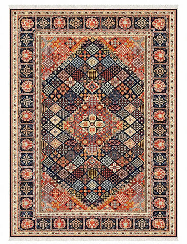 Unique Persian Kashan Rug 200 x 135 cm (6.56 x 4.43 ft)
