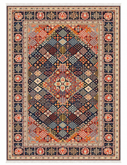 Unique Persian Kashan Rug 200 x 135 cm (6.56 x 4.43 ft)