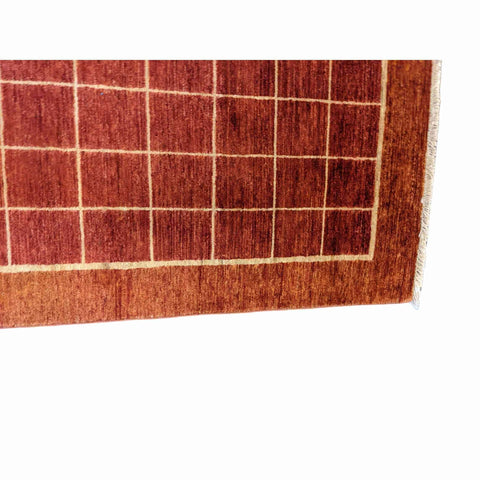 139 x 213 cm Traditional Handmade Red Traditional Red Small Rug - Rugmaster