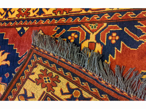 140 x 100 cm Fine Afghan Tribal Red Rug - Rugoutlet