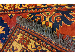 140 x 100 cm Fine Afghan Tribal Red Rug - Rugmaster