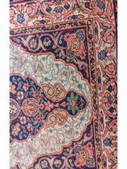 140 x 100 cm Old Turkish Traditional Pink Rug - Rugoutlet