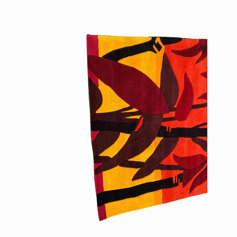 140 x 200 cm Tufted Red Modern Pink Small Rug - Rugmaster