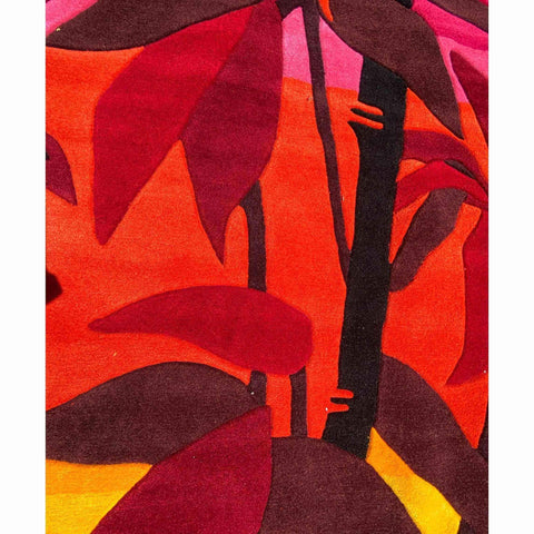 140 x 200 cm Tufted Red Modern Pink Small Rug - Rugmaster