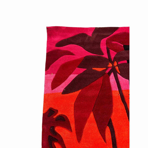 140 x 200 cm Tufted Red Modern Pink Small Rug - Rugmaster