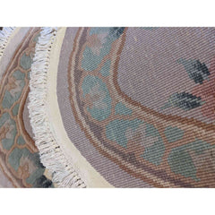 140 x 80 cm Chinese oval lilac Rug - Rugmaster