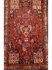 142 x 100 cm Qashqai Tribal Red Rug - Rugmaster