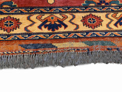 142 x 109 cm Fine Afghan Tribal Red Rug - Rugmaster