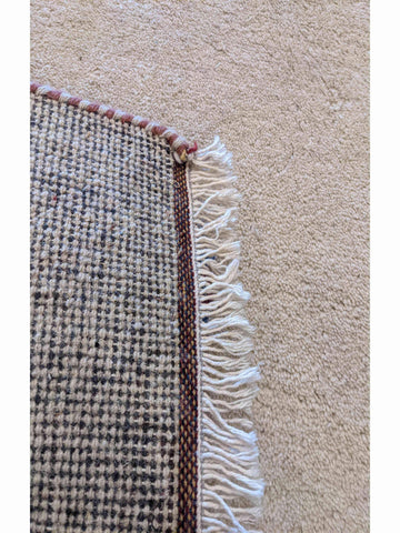 142 x 70 cm Persian Gabbeh Tribal White Rug - Rugoutlet