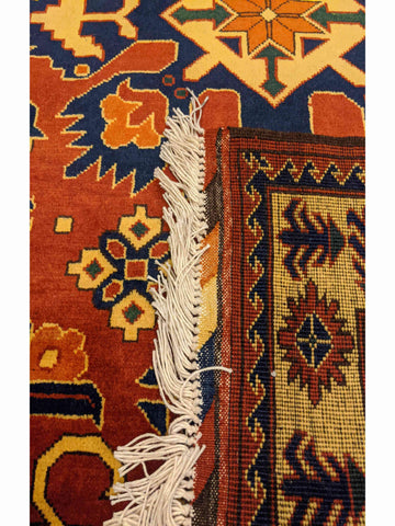 145 x 101 cm Fine Afghan Tribal Maroon Rug - Rugoutlet