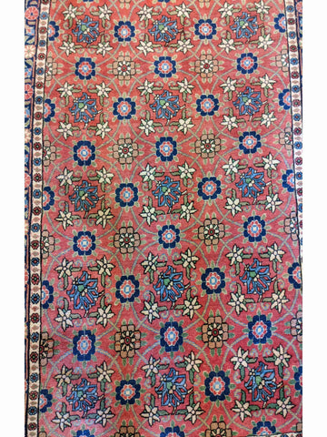 145 x 110 cm Fine Varamin Traditional Red Rug - Rugoutlet