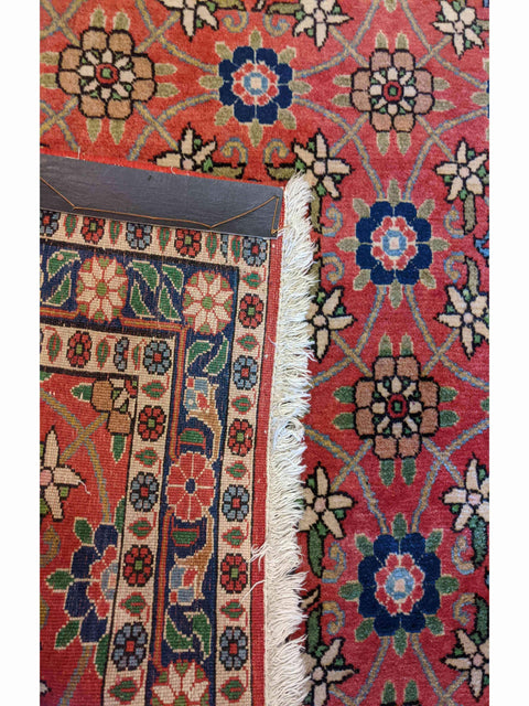 145 x 110 cm Fine Varamin Traditional Red Rug - Rugoutlet