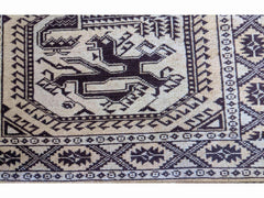 Handmade fine golden afghan rug